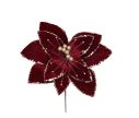 See slide Fleur bordeaux champagne 30 x 45 cm