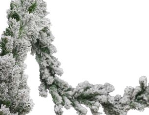 Guirlande de sapin enneigée 270 x 30 cm PVC