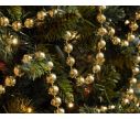 Voir la slide Guirlande perles rondes champagne doré brillant Ø14mm longueur 2,7m décoration sapin Noël
