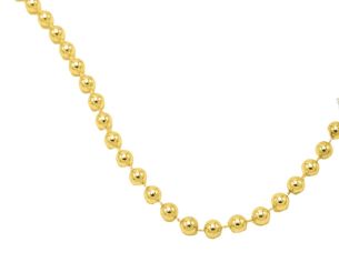 Guirlande perles dorées 8 mm x 10 m