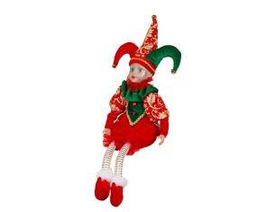 Figurine arlequin chic coloré 53 cm
