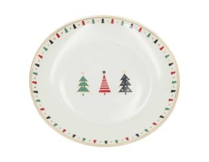 Assiette dessert sapin de Noël 20cm