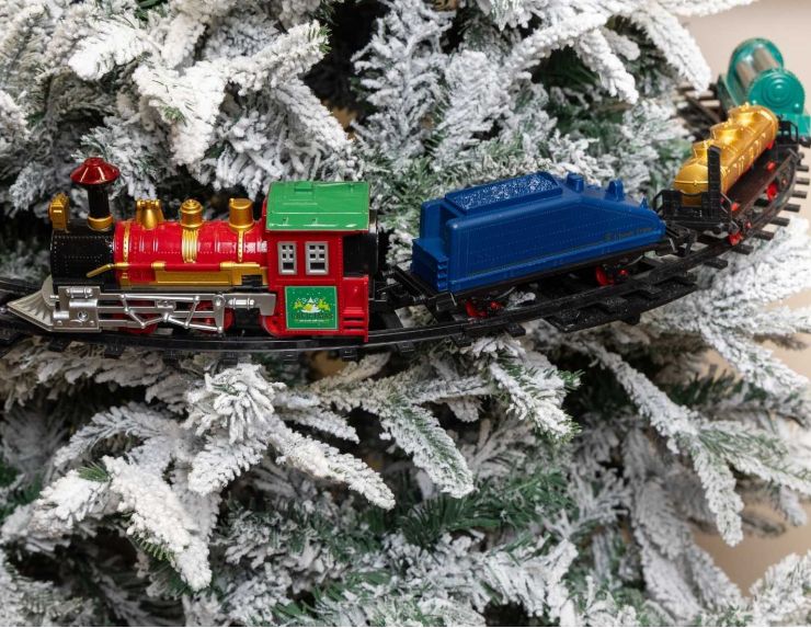 Train de Noël pour sapin 36 pcs