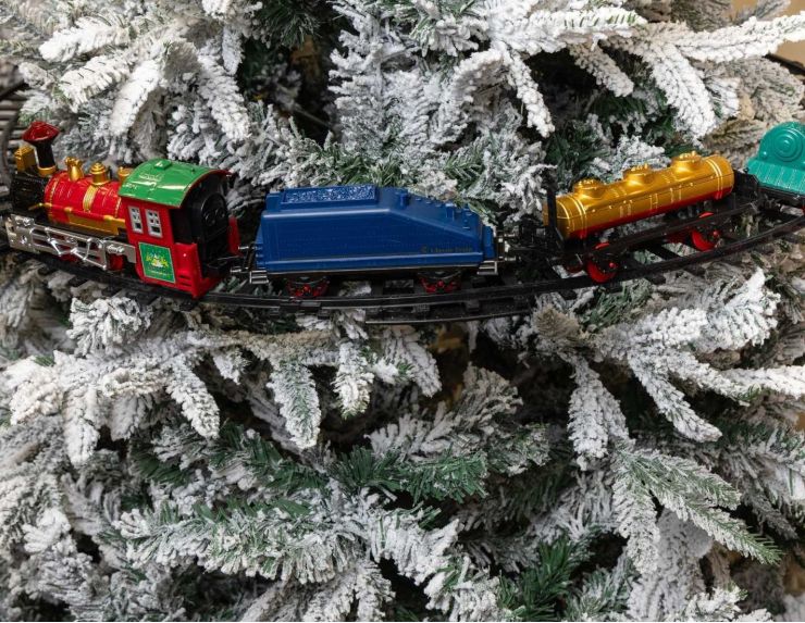 Train de Noël pour sapin 36 pcs