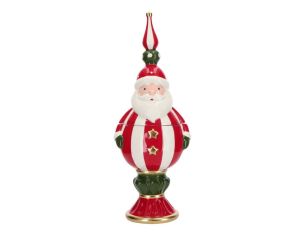 Bonbonnière Père Noël céramique H 47 cm