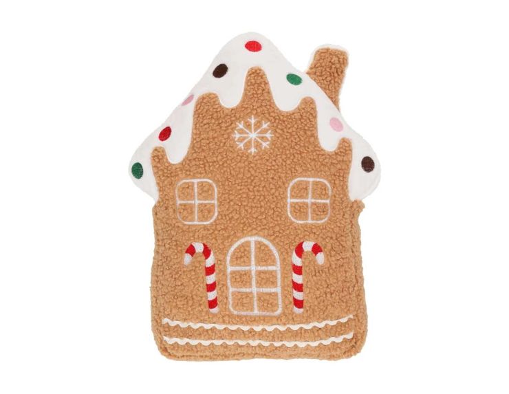 Coussin maison pain d'épices H 29cm