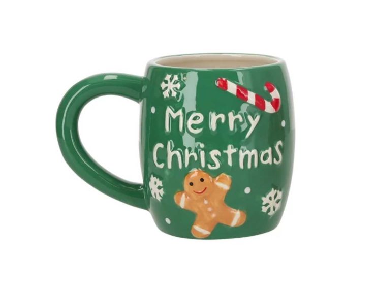 Mug de Noël vert gingerbread 350ml