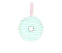 See slide Suspension donut bleu pastel D 8cm