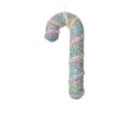 See slide Suspension sucre d’orge décorée de billes pastel multicolores. Hauteur 20 cm.