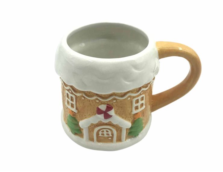 Mug maison pain d'épices enneigé 350ml
