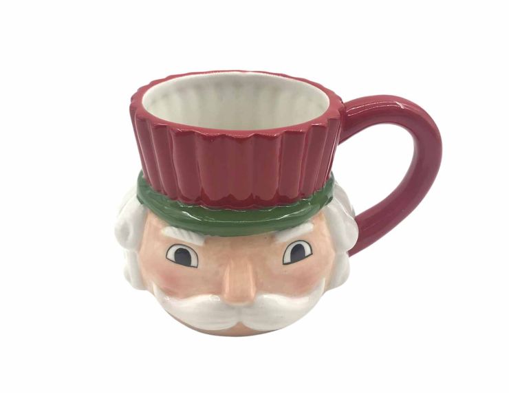 Mug casse-noisette de Noël H14 cm en céramique
