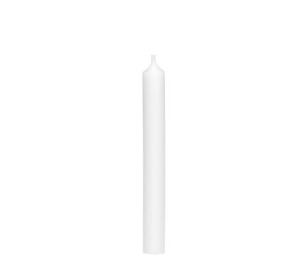 Bougie chandelle blanche 19,5 cm