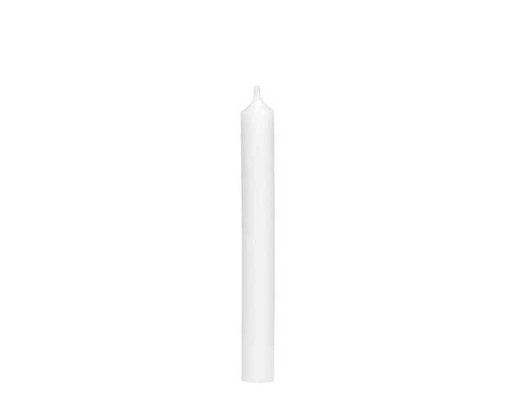 Bougie chandelle blanche 19,5 cm