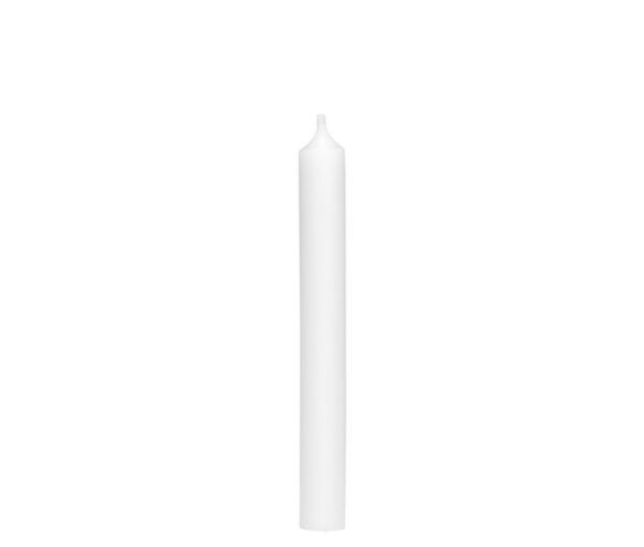 Bougie chandelle blanche 19,5 cm