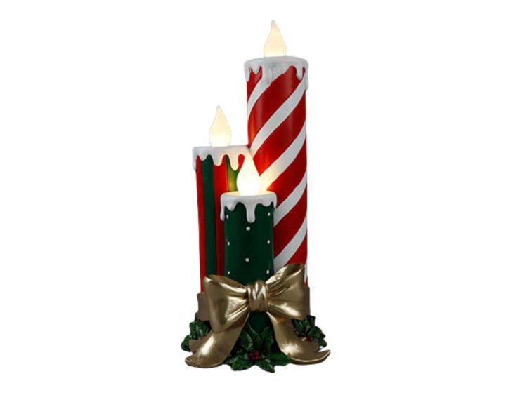 Bougies décoration LED H 41cm