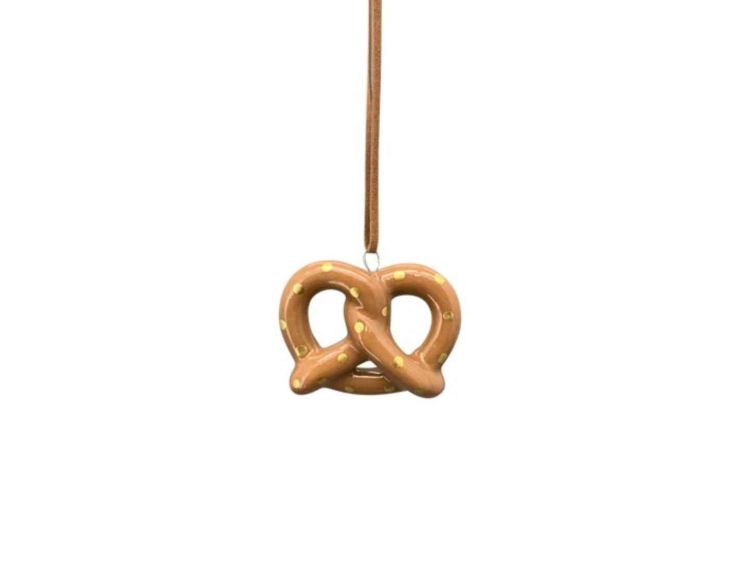 Suspension de Noël Bretzel H 5cm