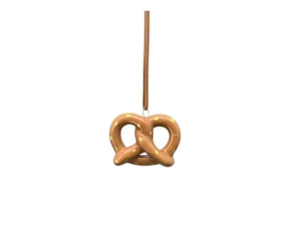 Suspension de Noël Bretzel H 5cm