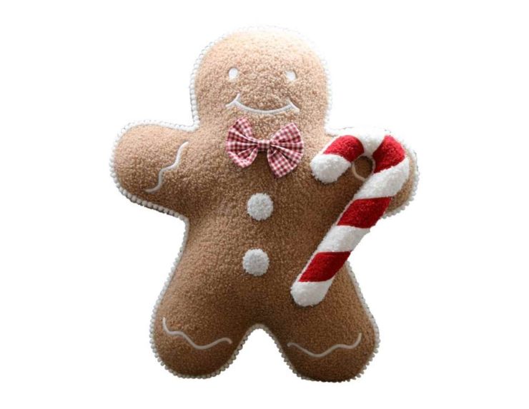 Coussin pain d'épice sucre d'orge H 48cm