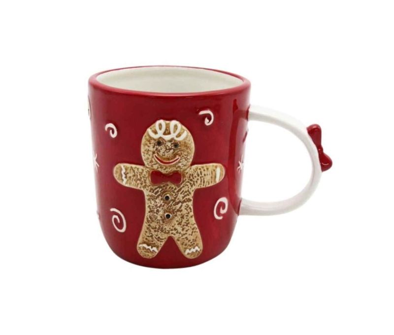Mug rouge gustave H 14 cm 430ml