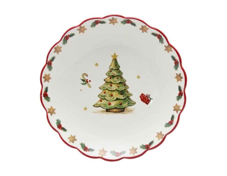 Assiette de Noël Mon beau sapin 25 cm
