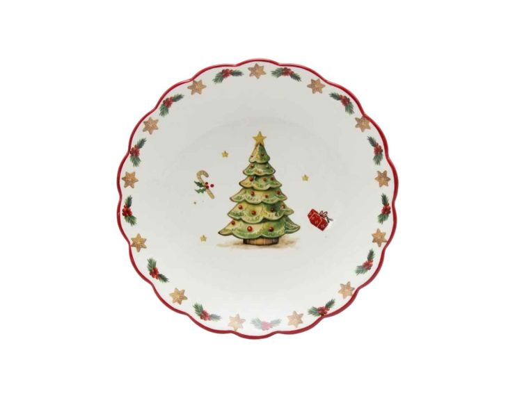 Assiette de Noël Mon beau sapin 20 cm