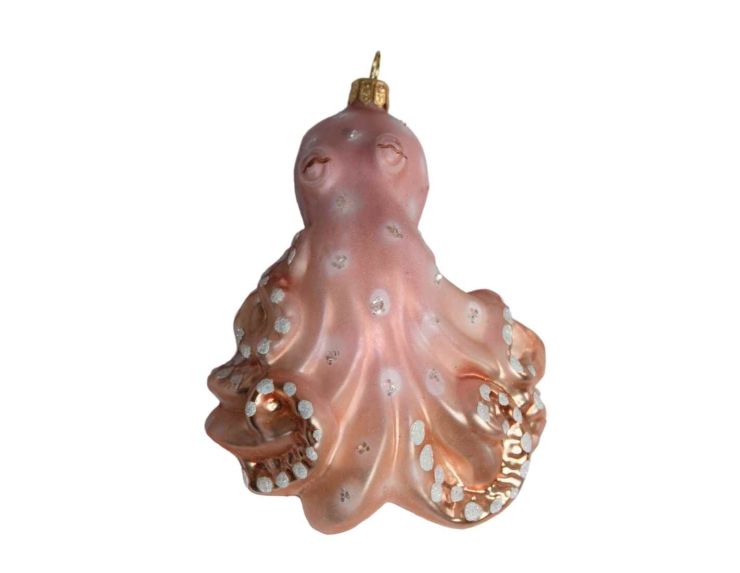 Suspension pieuvre verre soufflé H 13 cm