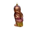 See slide Suspension hibou brun verre soufflé H 15cm