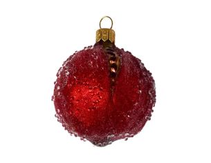 Suspension de Noël grenade H 8cm