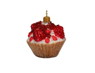Suspension cake aux framboises H 6cm