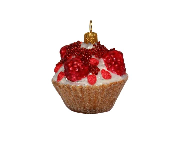 Suspension cake aux framboises H 6cm