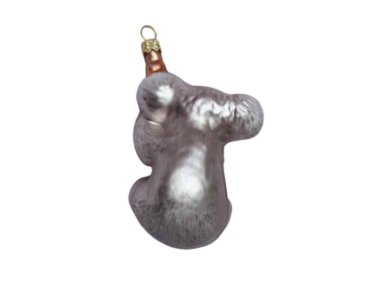 Boule de Noël originale koala verre soufflé H8cm