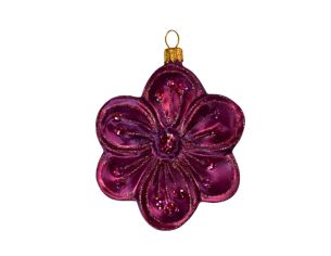 Suspension fleur mauve...