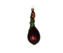 Voir la slide Suspension de Noël mandoline nacrée détails dorés bouquet floral cordes scintillantes H15cm