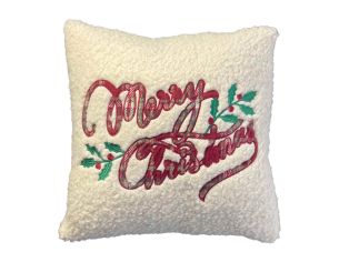 Coussin cottage Merry Christmas 45 x 45 cm