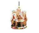 Voir la slide Suspension de Noël en verre soufflé maison pain d'épice verre H 16cm