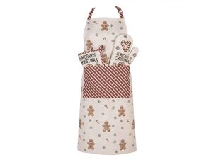 Tablier de cuisine pain d'épices 70 x 85 cm