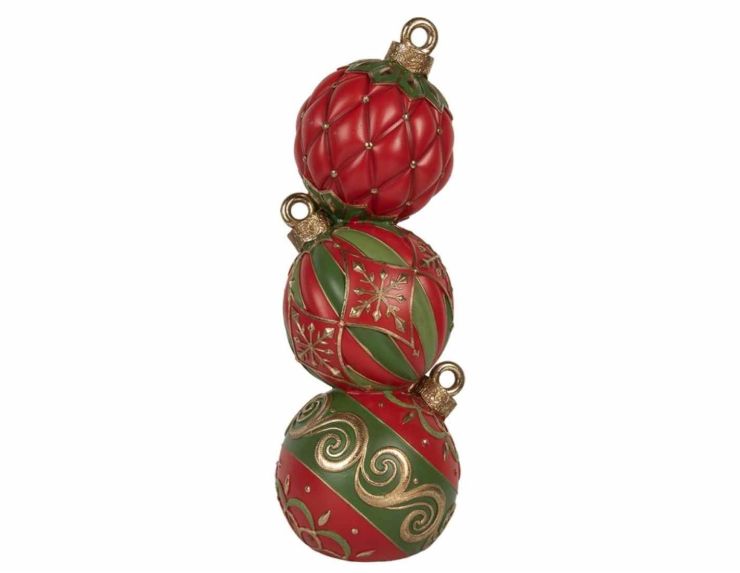 Décoration boules de Noël LED H 40cm