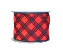 Voir la slide Ruban de Noël tartan écossais rouge vert noir largeur 10cm 9m