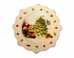 Assiette de Noël Vintage D 26 cm