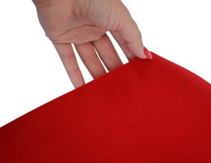 Rouleau velours rouge H 30cm x 9m