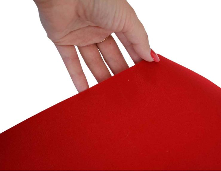 Rouleau velours rouge H 30cm x 9m