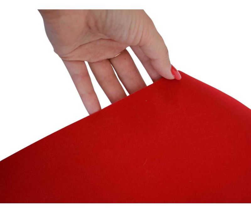 Ruban de Noël velours rouge vif uni largeur 7cm 9m