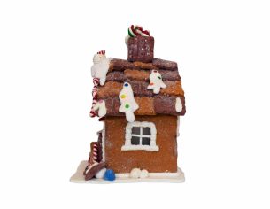 Maison Gourmandise sucrée LED H 18 cm