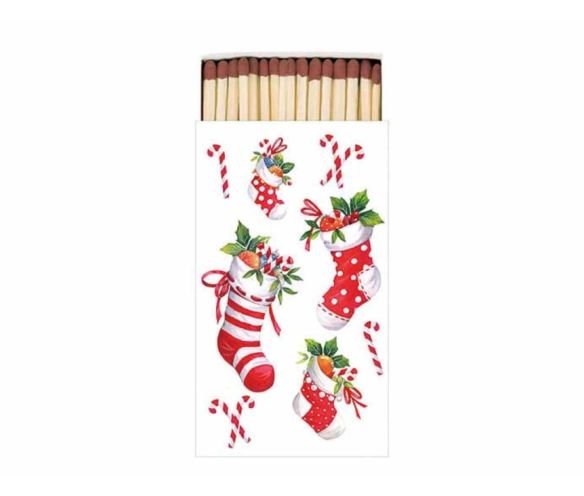 Boîte d’allumettes chaussettes rouges 45 pcs