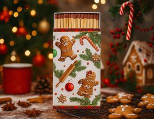 Boîte d’allumettes pain d'épices 45 pcs