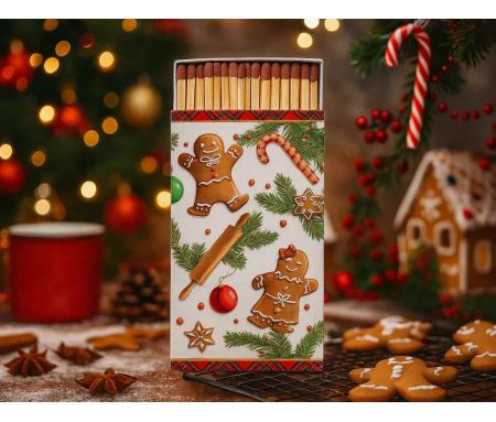 Boîte d’allumettes pain d'épices 45 pcs