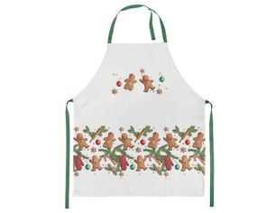 Tablier pain d'épices vert 85 x 70 cm