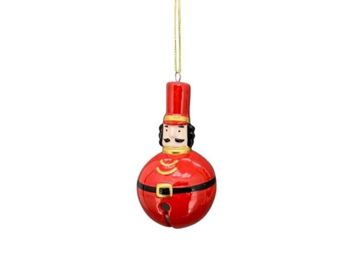 Boule casse-noisette cloche céramique H 11cm
