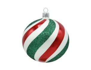 Boule de Noël blanche...