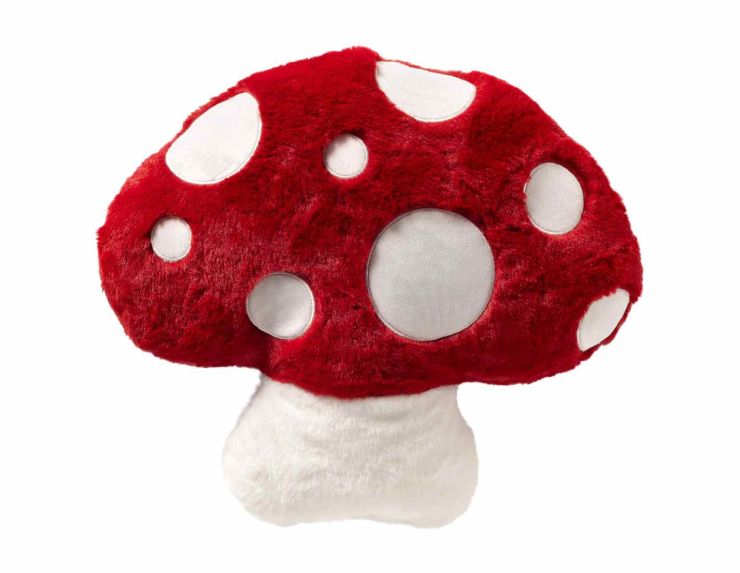 Coussin champignon 46 x 42 cm